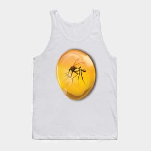 Mosquito in amber Tank Top